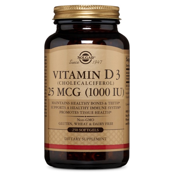 Vitamin D3 1000IU Softgels