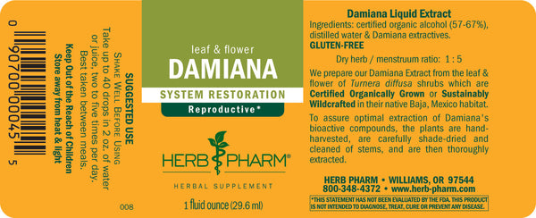 Damiana Tincture - Herb Pharm