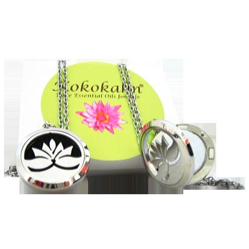 Essential Oil Necklace with Zen Essential Oil