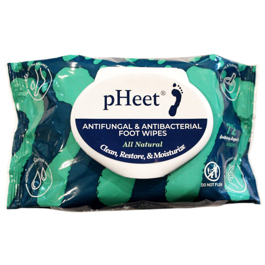 pHeet Antifungal & Antibacterial Foot Wipes