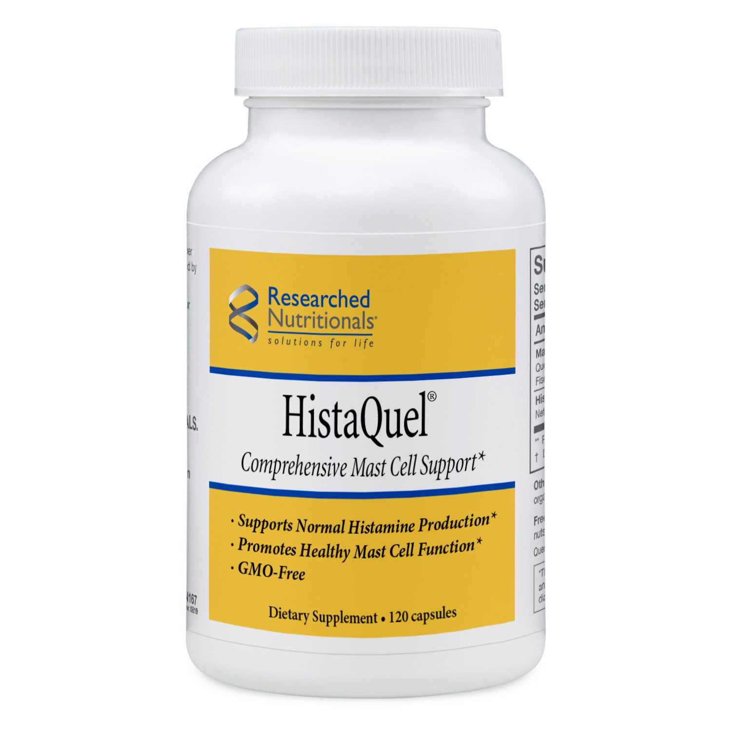 HistaQuel (120 cap)- Comprehensive Mast Cell Support