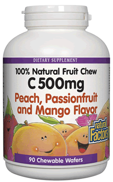 C 500mg Natural Fruit Chews