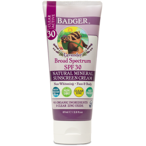 Clear Lavender Sunscreen Cream - SPF 30