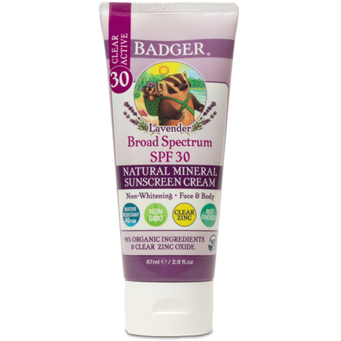 Clear Lavender Sunscreen Cream - SPF 30
