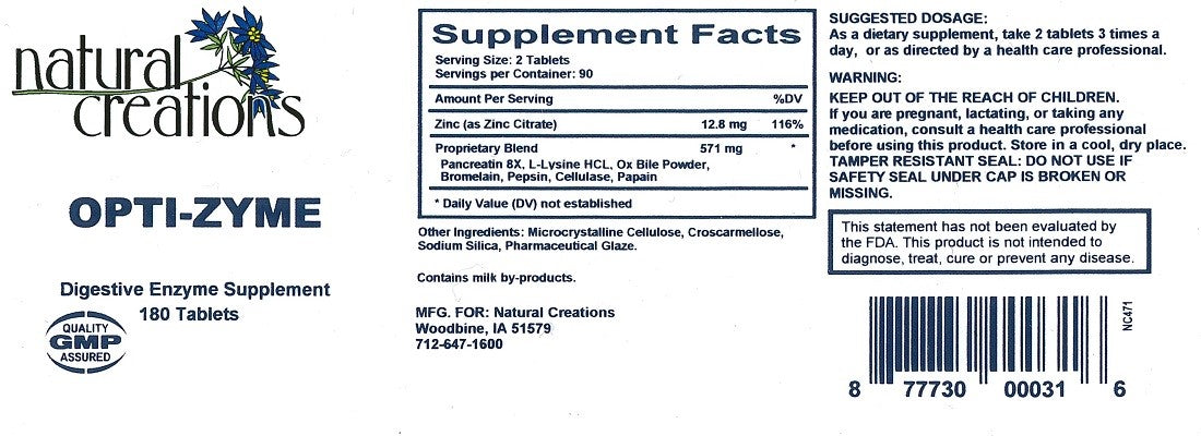 Opti-Zyme – Johnson Compounding & Wellness