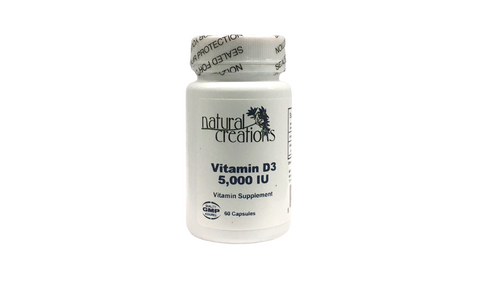 Vitamin D3 5,000 IU 60's