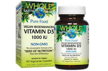 Whole Earth & Sea Vitamin D3 1000IU