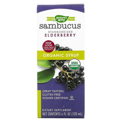 Organic Sambucus Elderberry Syrup