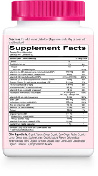 Women's Gummy Multivitamin, Organic