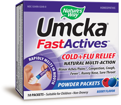 Umcka Fast Actives Cold & Flu Packets 10's